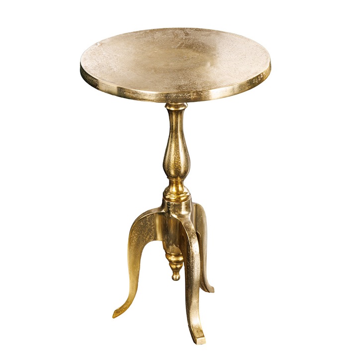 Masa laterala aurie din metal 35 cm Savoy The Home Collection