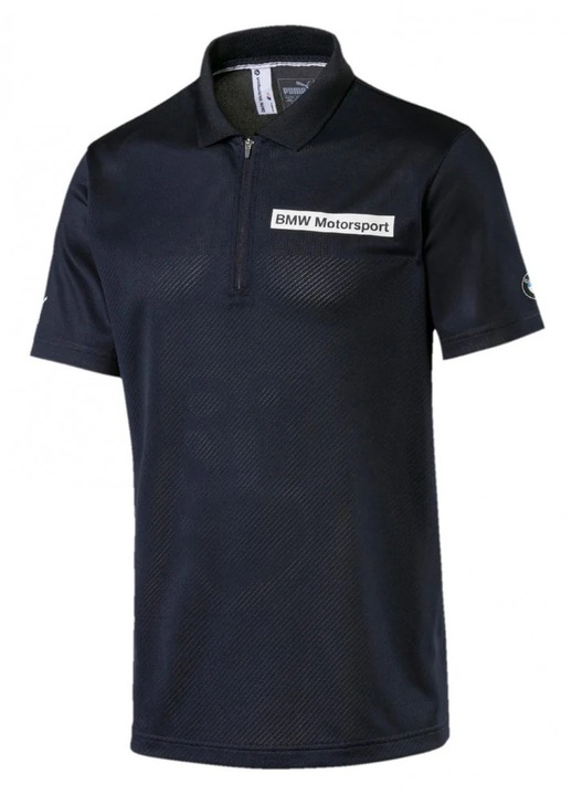 Tricou de Barbat cu Guler, Puma BMW Speed Cat, Albastru, 2018, Albastru