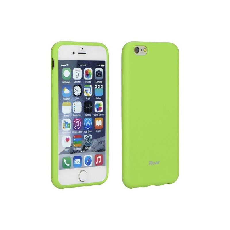 Husa Spate Roar Jelly Case iPhone 6/6s Verde Lime