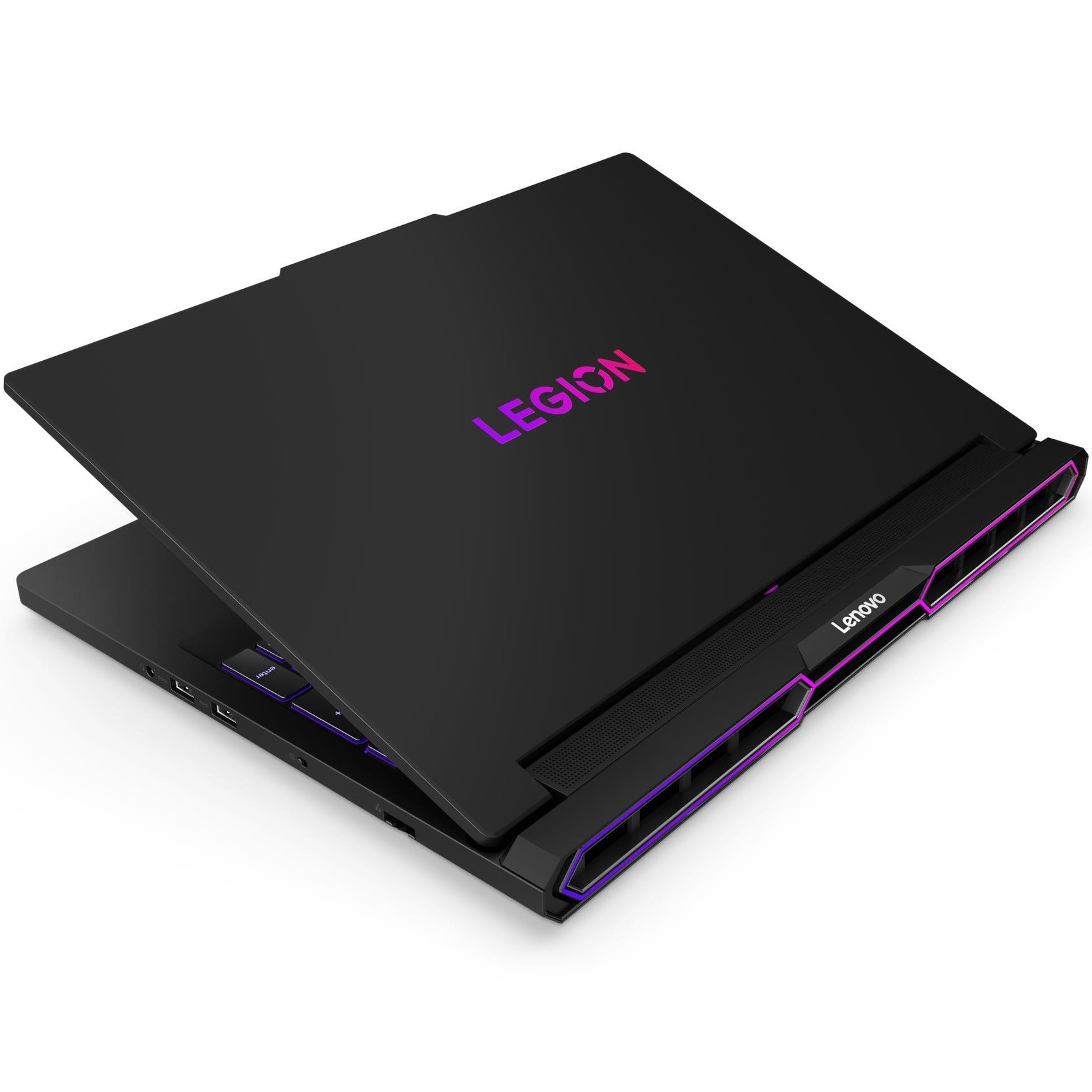 Laptop Lenovo Gaming 16'' Legion Pro 7 16AFR10H, WQXGA OLED 240Hz, Procesor AMD Ryzen™ 9 9955HX3D (128M Cache, up to 5.4 GHz), 32GB DDR5, 1TB SSD, GeForce RTX 5080 16GB, No OS, Eclipse Black, 3Yr Onsite Premium Care