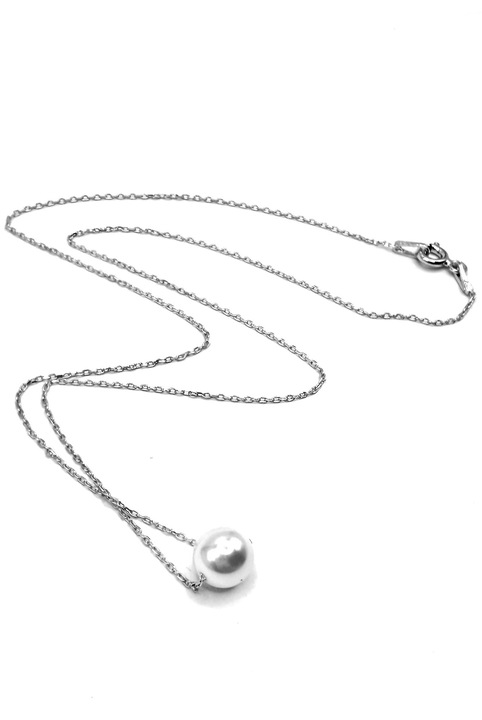 Colier minimalist din argint 925 cu perla, Agavi