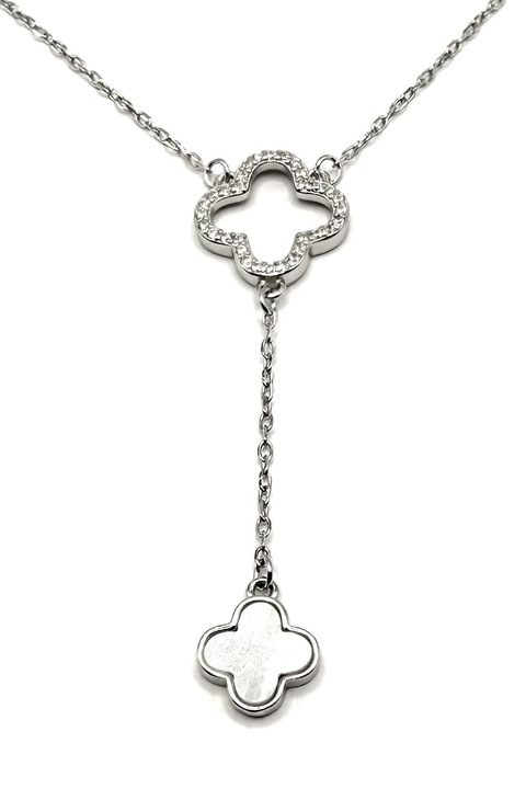 Colier din argint si sidef cu trifoi, Agavi