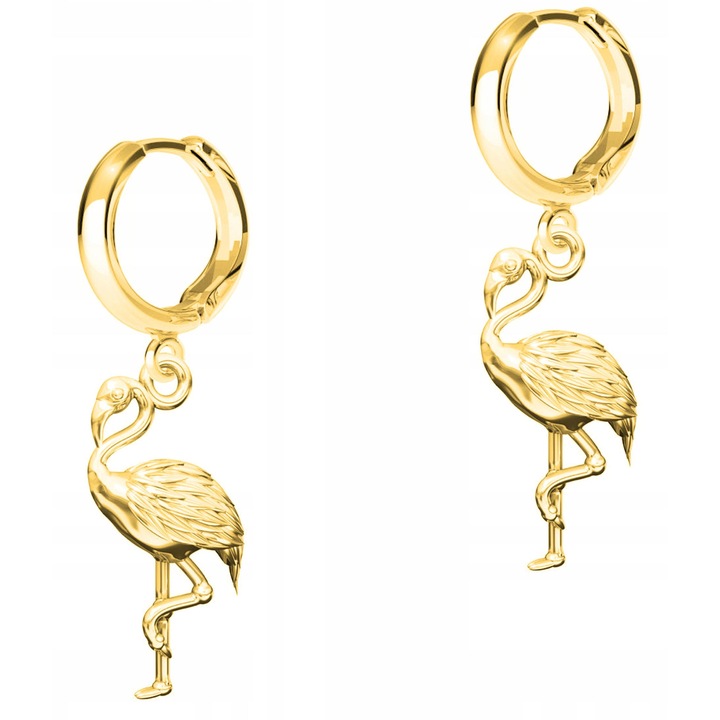 Cercei dama, Larezo, argint 925 cu set cu cutie pentru bijuterii, Auriu