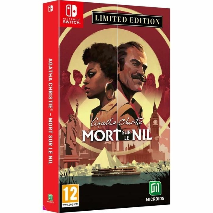 Joc video pentru Switch Agatha Christie Mort sur le Nil, Microids, limba franceza