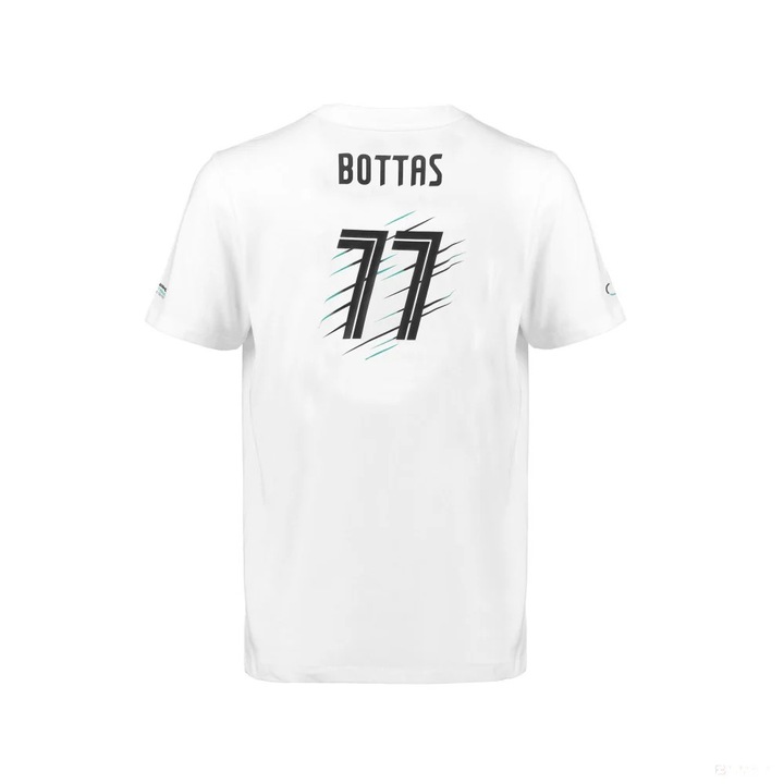 Tricou de Copil Mercedes Valtteri Bottas, Alb, 2018, Alb