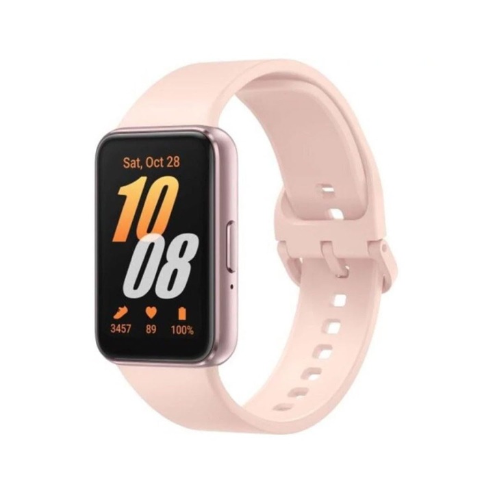 Фитнес гривна Samsung Galaxy Fit 3, златиста, мониторинг на калории, Bluetooth 5.0