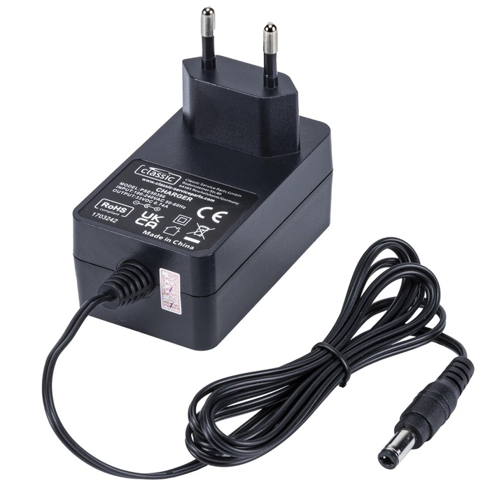 Încărcător pentru aspiratoare verticale Rowenta X-Force, 33V, 0,7A