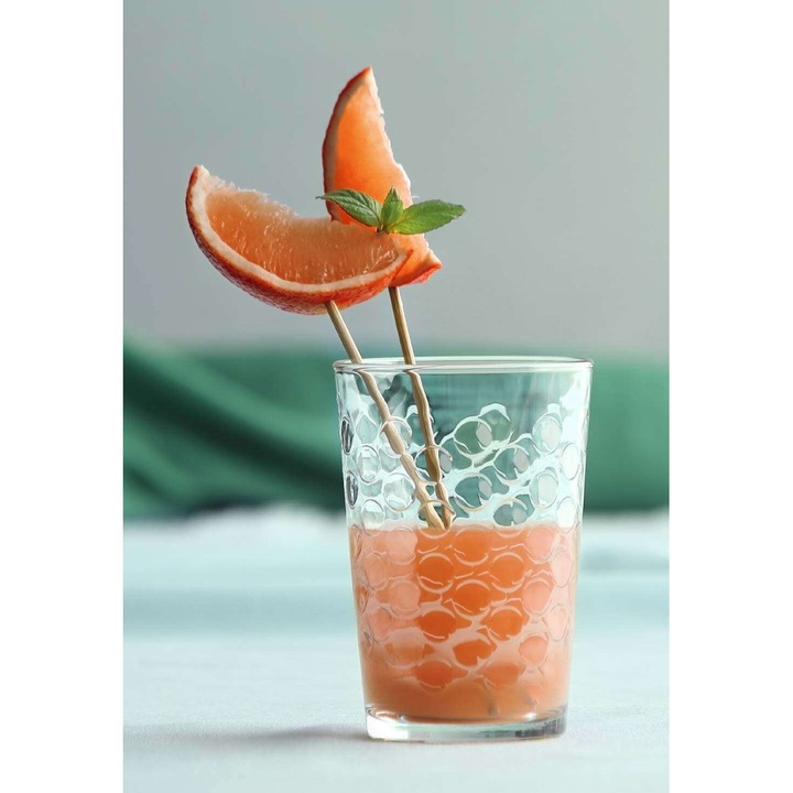 Set 6 pahare transparente din sticla 205 ml LV-SDF216E The Home Collection