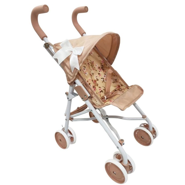 Carucior pentru papusi MarioToys, simplu, 30,5x50cm, multicolor