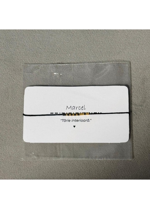 Bratara Cod Morse – Marcel