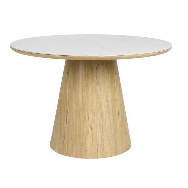 Masa dining maro 115 cm Almira Oak The Home Collection