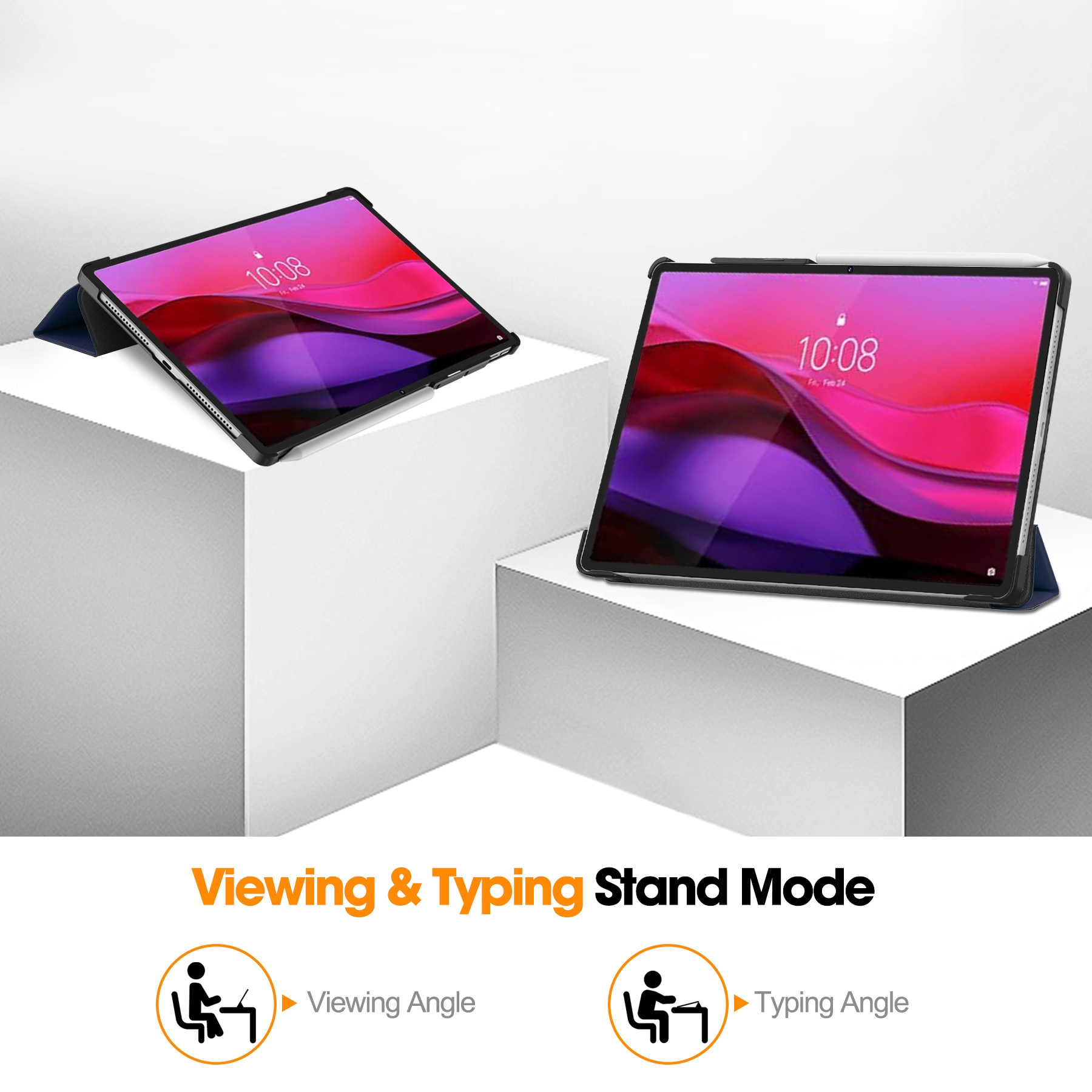 Husa pentru Lenovo Yoga Tab Plus 12.7 inch, gen2, Albastru