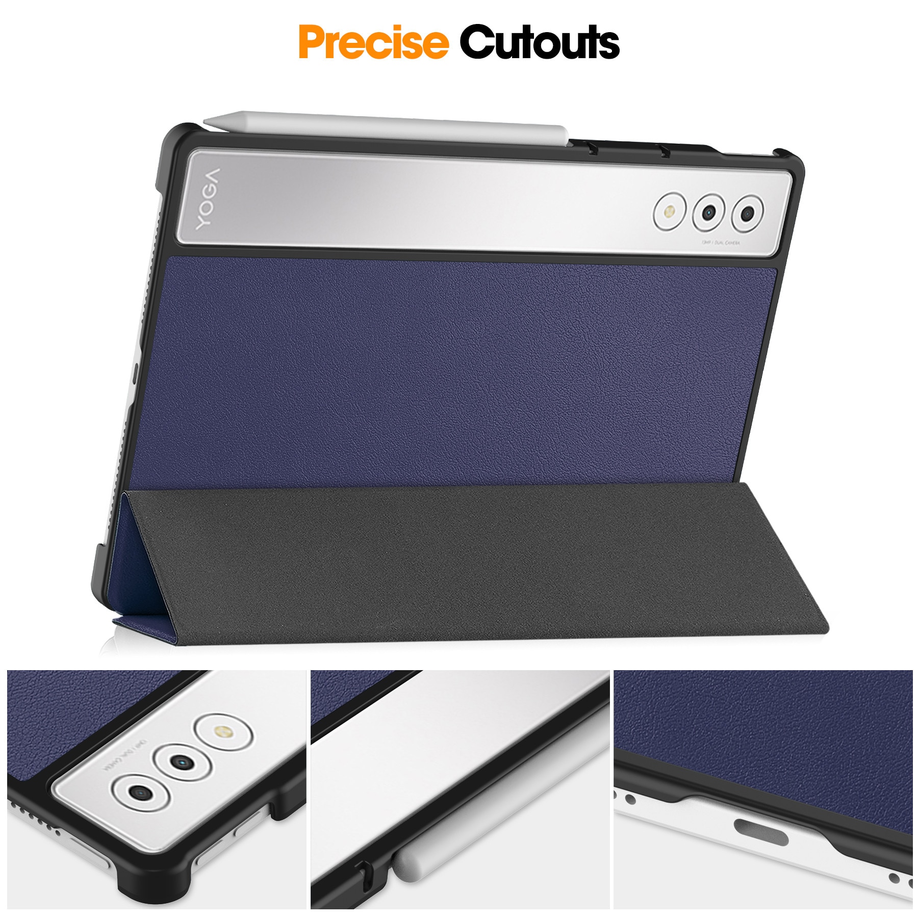 Husa pentru Lenovo Yoga Tab Plus 12.7 inch, gen2, Albastru