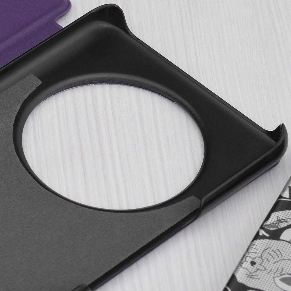 Husa tip carte pentru Honor Magic7 Lite / X9c, Accesorio eFold Book View, Purple