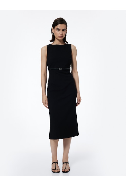 KOTON, Rochie dreapta fara maneci, Negru