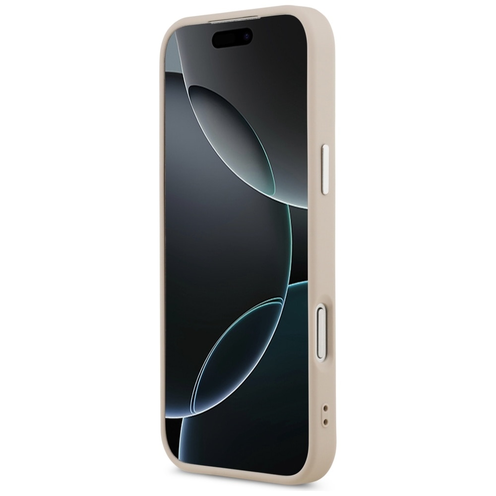 Husa pentru Apple iPhone 17 Pro, din Piele Ecologica, Guess, Culoare Roz
