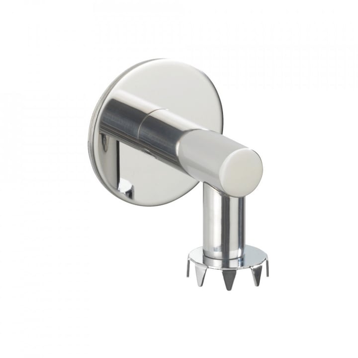 Savoniera magnetica de perete argintie din metal 4x7 cm Ollie Shiny Wenko