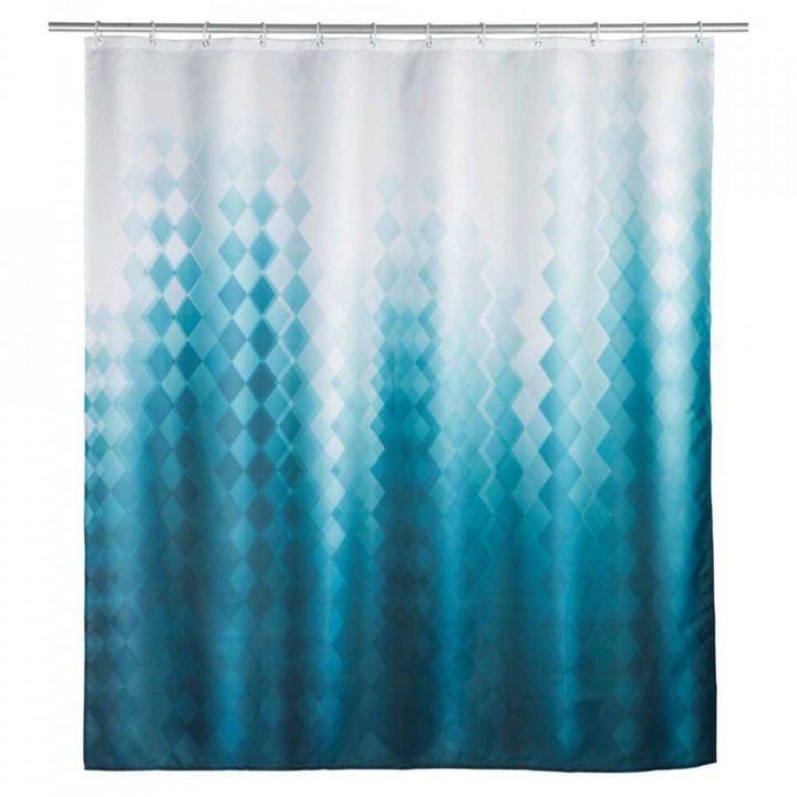 Многоцветна завеса за душ от синтетични влакна 180x200 см Tullin Wenko