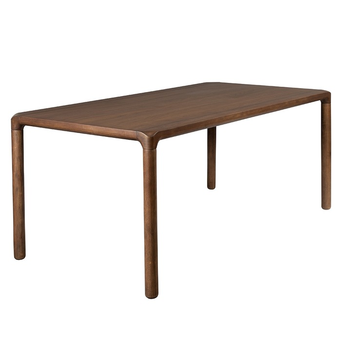 Masa dining maro din lemn 90x160 cm Storm Walnut Zuiver