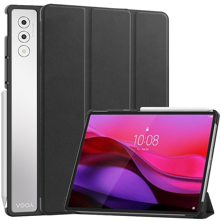 Husa pentru Lenovo Yoga Tab Plus 12.7 inch, gen2, Negru