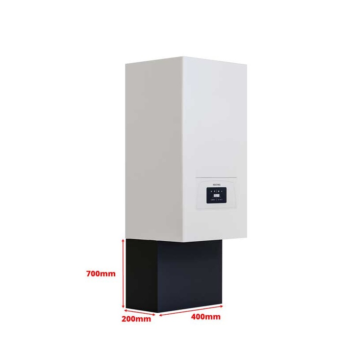 Masca Tevi Centrala Termica Lucmi, Pal 18mm, Negru, Cant ABS