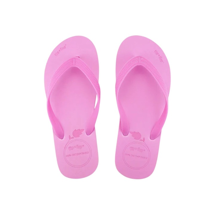 Дамски спортни чехли, тип "джапанки", розов, синтетичен, 40 EU