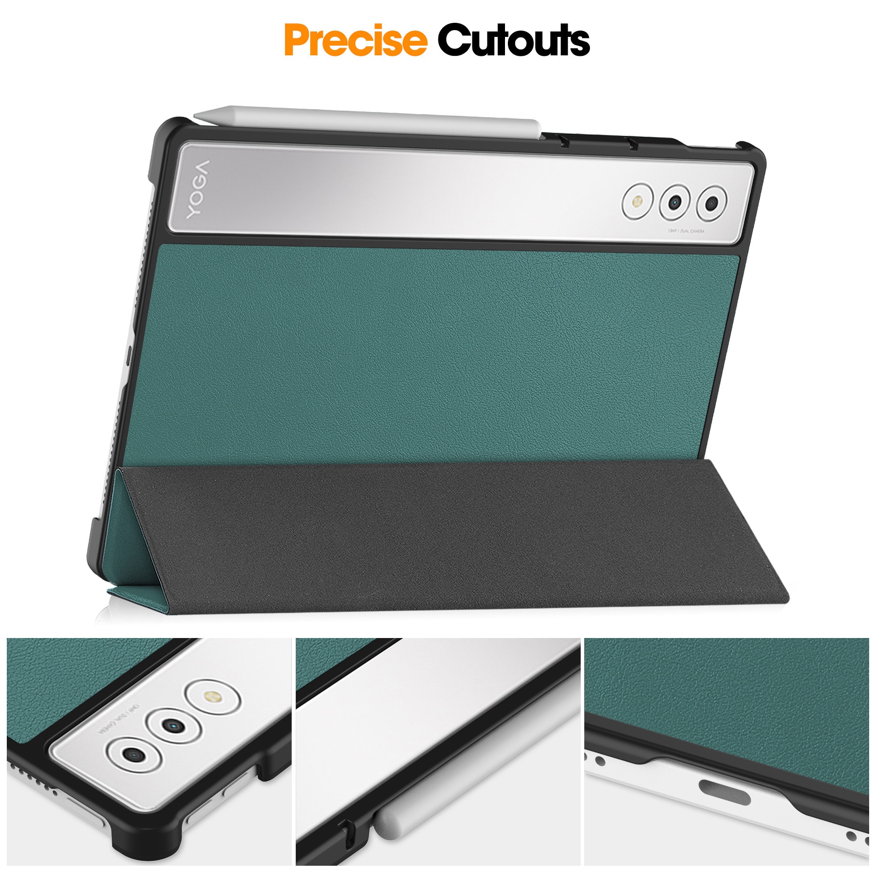 Husa pentru Lenovo Yoga Tab Plus 12.7 inch, gen2, Verde