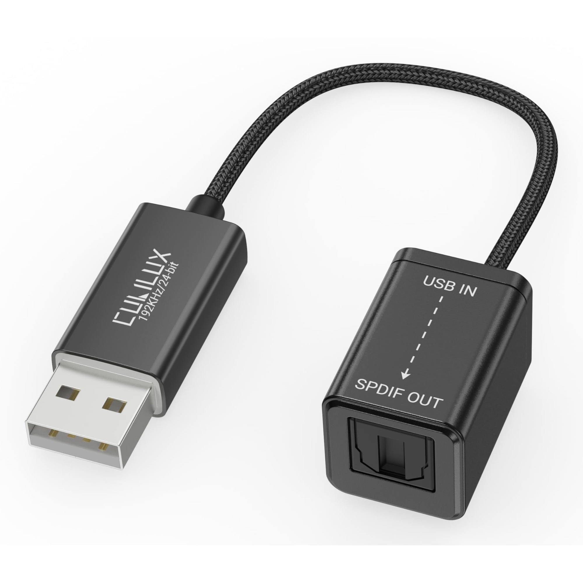 Adaptor audio optic Cubilux USB A la Toslink, unidirectional