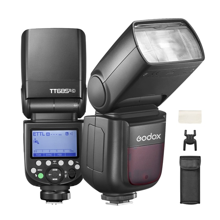 Blit foto Godox Tt685Ii-C, automata, GN60, vezeték nélküli 2.4G, 1/8000S