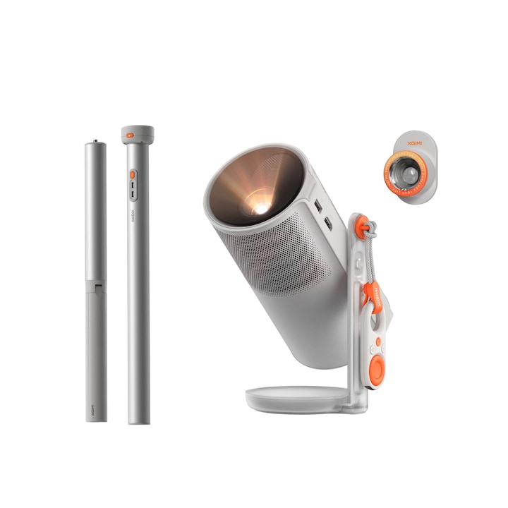 Set mini proiectoare XGIMI Mogo 4, 450 lumeni, autonomie 5 ore, suport Powerbase