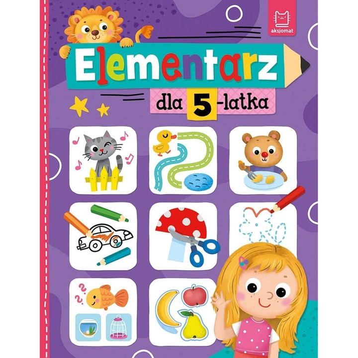 Elementarz pentru 5 ani, AKSJOMAT, activitati educationale, cunostinte despre natura, set cu autocolante