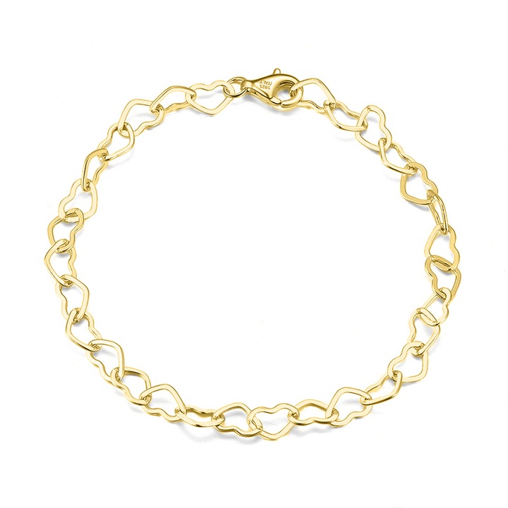 Bratara argint 925 placata cu aur 14K, BeSpecial, BRR128