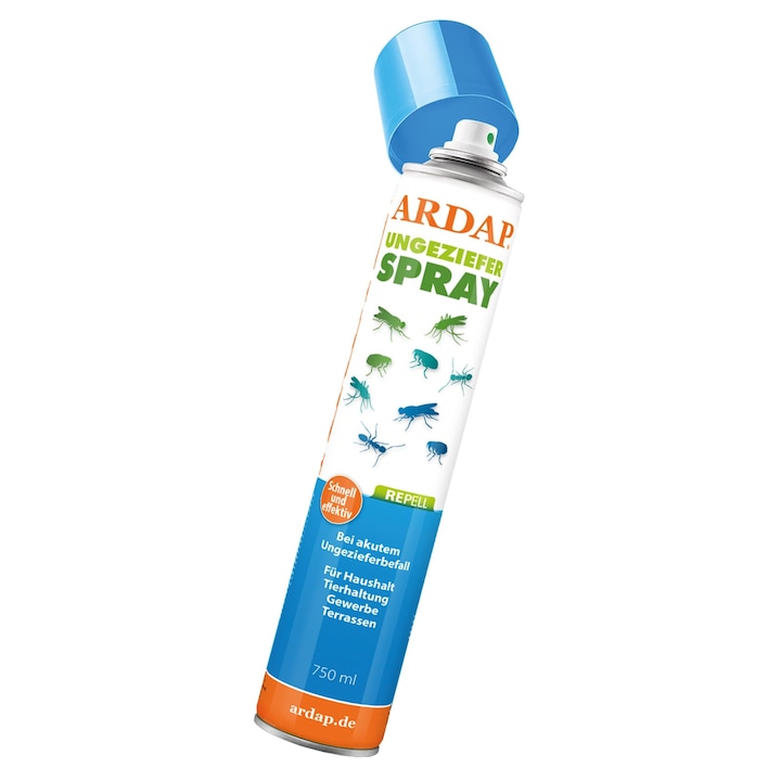 Spray Effect Insecte Spray insecticid ARDAP 750ml, pentru insecte, acțiune rapidă, eficient ...