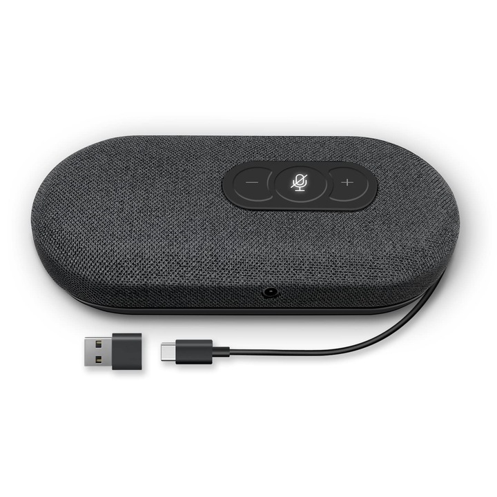 RayBit USB konferencia hangszóró, intelligens hangszűrő mikrofon, 360°-os lefedettség, PC-hez, laptophoz