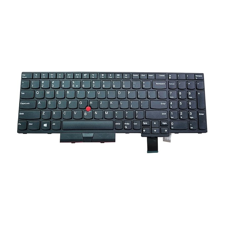 Tastatură laptop, Lenovo, ThinkPad P51 P51S T570 T580 P52S 01HX287 01ER570 01ER582, neagră, dimensiuni 30x12cm