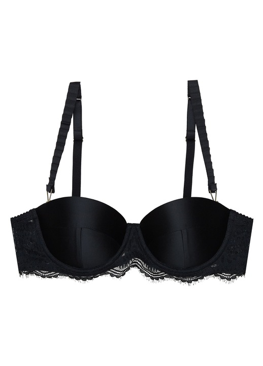 Sutien Push-up Negru Brillant Esotiq, Negru