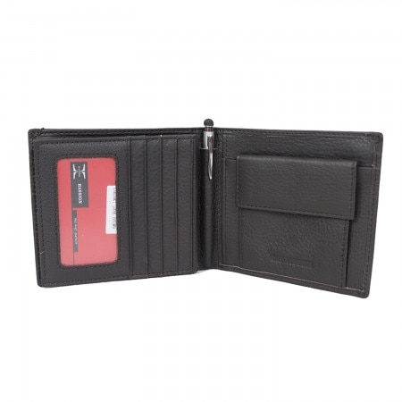 Portofel piele naturala,Negru