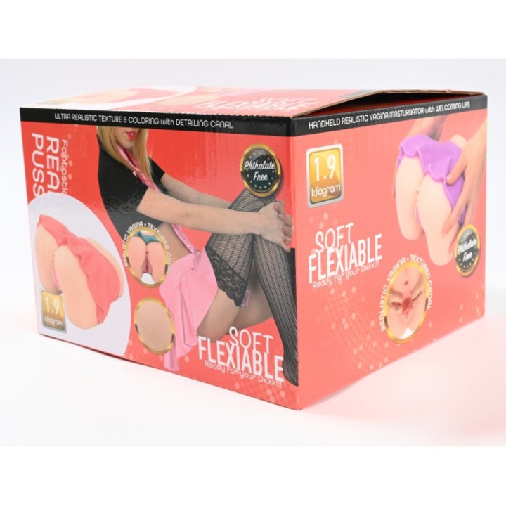 Masturbátor baba, Mistress, piros szoknyás modell, bőrszerű anyag, 1.9 kg