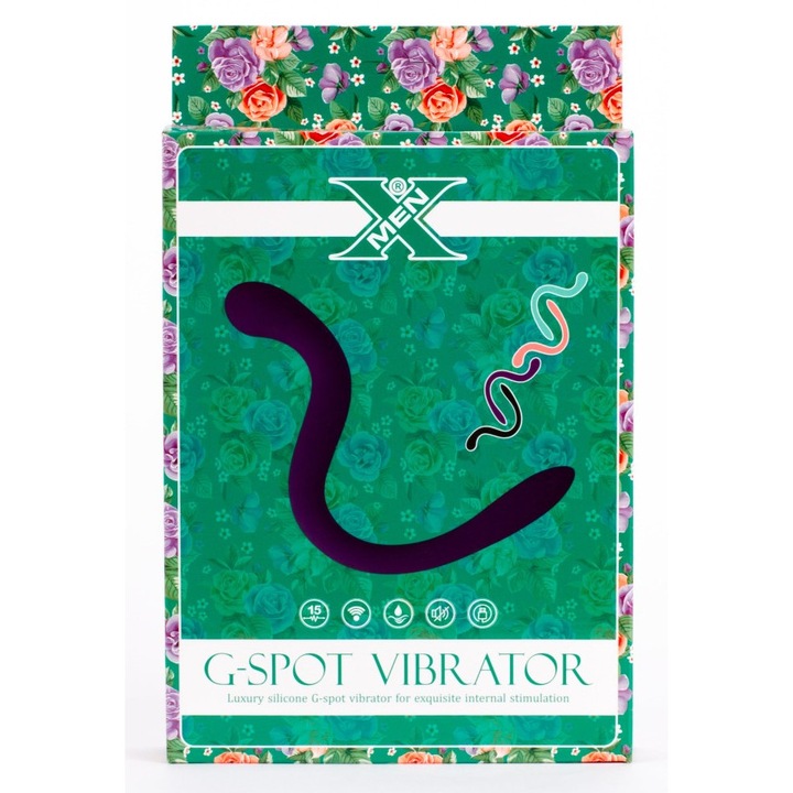 Вибратор G-spot X-Men, 12 режима на вибрация, 3 нива на интензитет