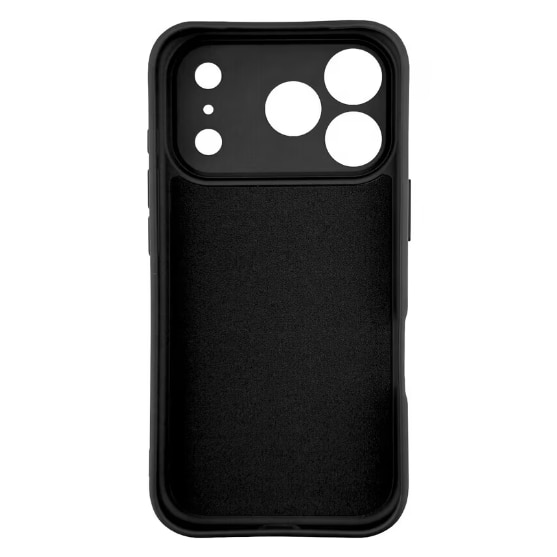 Husa telefon compatibila cu iPhone 17 Pro, Anti-Soc, Protectie camera, Microfibra interior ( catifea ), Margini Ridicate pentru Protectia Ecranului, Negru