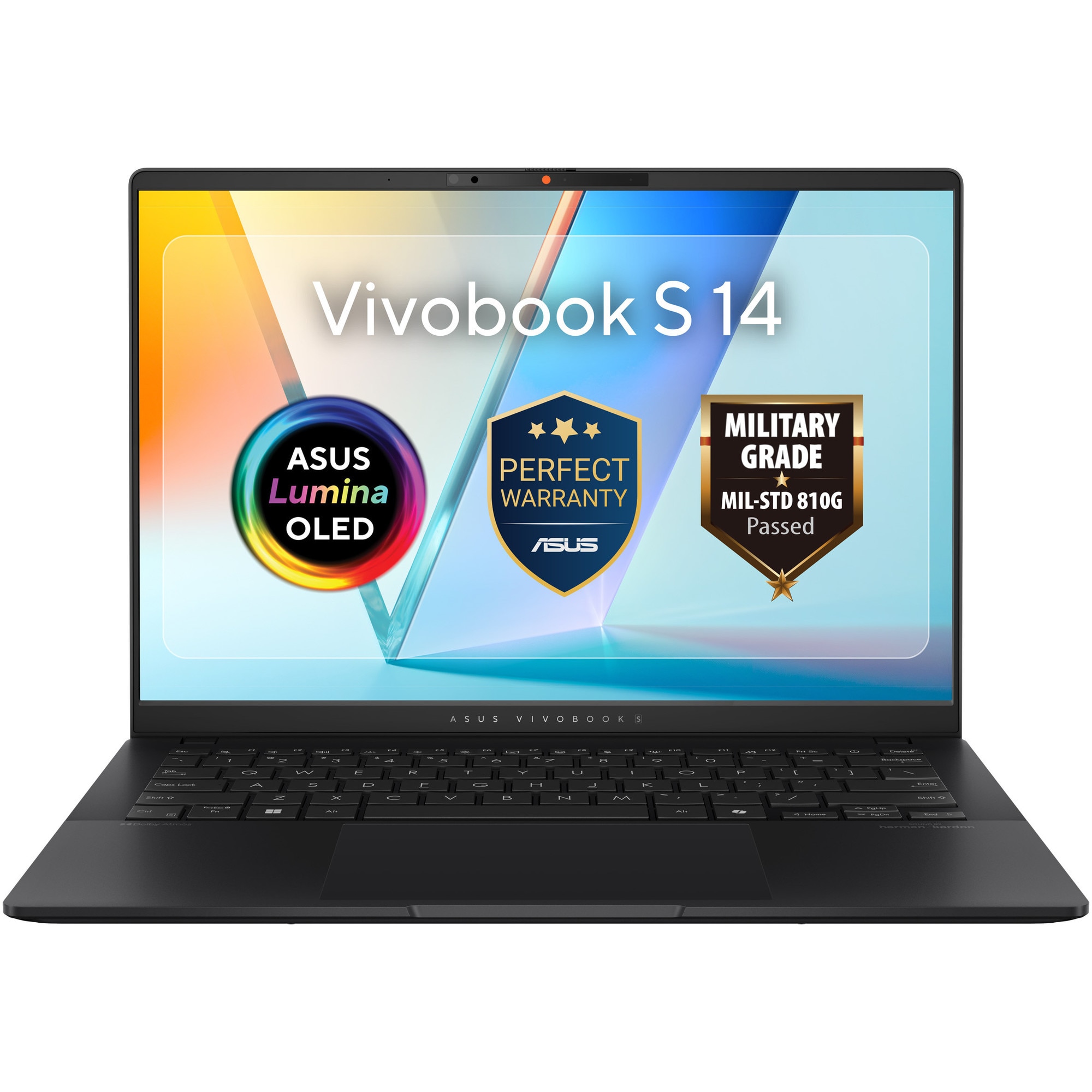 Laptop ASUS VivoBook S14 cu procesor AMD Ryzen™ AI 5 330 pana la