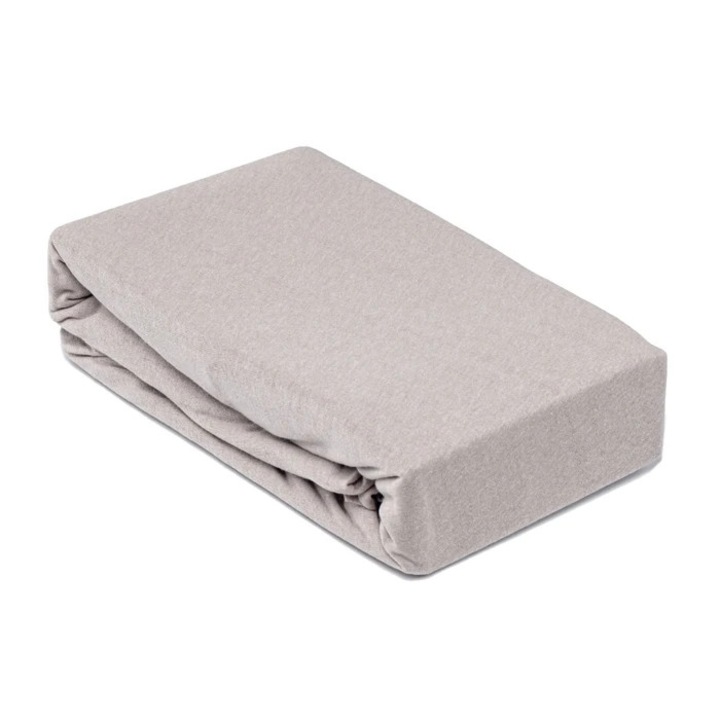 Husa saltea, Home Still, 160 x 200 cm, bumbac + poliester, bej