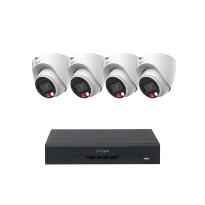 KIT de Supraveghere si Securitate Video AHD 4 Camere 5G 4K HD
