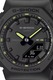Casio, Аналогов електронен часовник, Сребрист, Черен