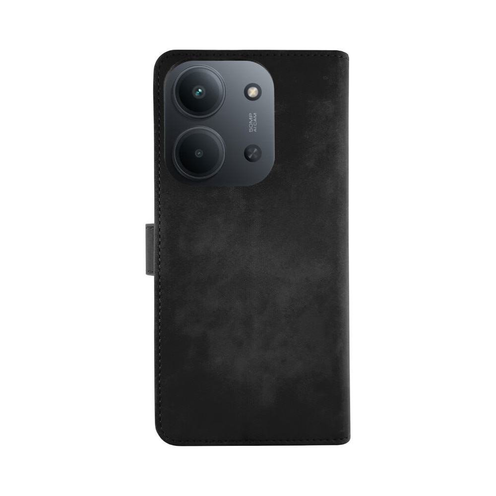 Husa de protectie tip carte CENTO Lima compatibila cu Xiaomi Redmi 15C, Negru, Premium, Piele ecologica, Inchidere magnetica, Protectie Sporita, Anti soc, Anti zgarieturi, Functie de stand
