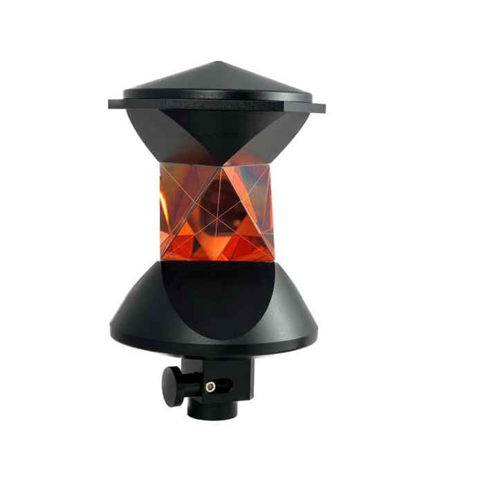 Geodéziai prizma 360° típus WILD GRZ4 kompatibilis csereprizma +23, 1 mm eltolás Swiss-Style csatlakozó 5/8 hüvelykes adapterrel