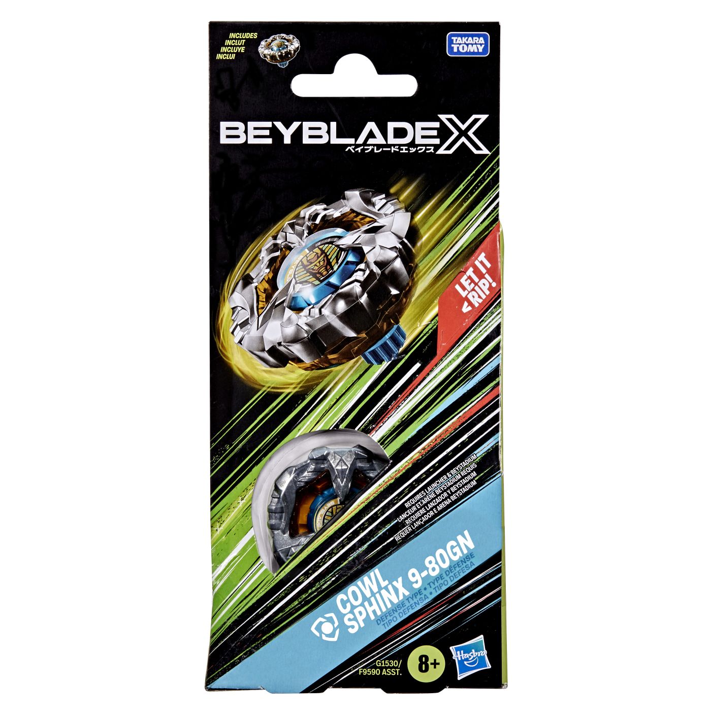 Jucarie Beyblade X - Let It Rip Cowl Sphinx 9-80GN - eMAG.ro