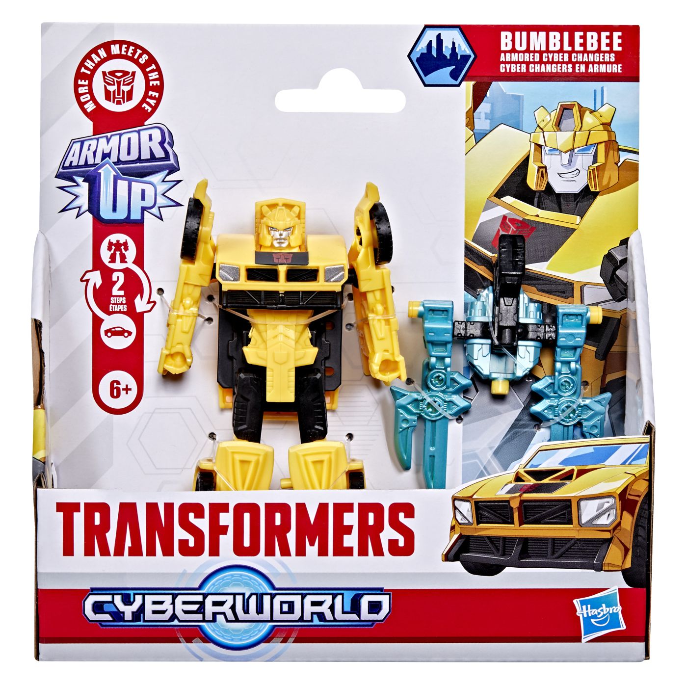 Figurina Transformers Cyberworld - Armored Up, Bumblebee