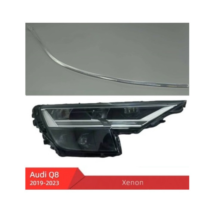 Kit Fibra dreapta pentru reparatie lumini de zi DRL far compatibil cu Audi Q8 2018-2023