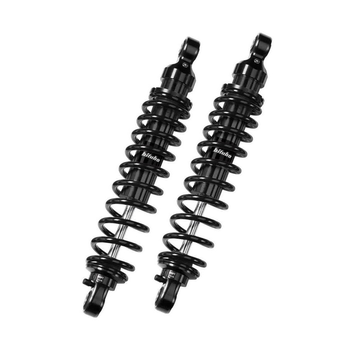 Hátsó BITUBO lengéscsillapító, 341mm, 95mm rugóút, 250mm rugó, fekete 2 db